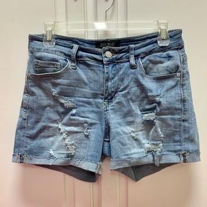 Judy Blue Distressed Denim Shorts